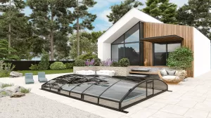 Павильон для бассейна Павильоны для бассейна AVRORA размер 10.6М*4.5М*0.85М Монолитный поликарбонат с доставкой по Москве и России