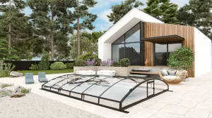 Павильон для бассейна Павильоны для бассейна AVRORA размер 10.6М*4.5М*0.85М Монолитный поликарбонат с доставкой по Москве и России