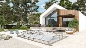 Павильон для бассейна Павильоны для бассейна AVRORA размер 10.6М*4.5М*0.85М Монолитный поликарбонат с доставкой по Москве и России