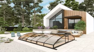 Павильон для бассейна Павильоны для бассейна AVRORA размер 10.6М*4.5М*0.85М Канальный поликарбонат с доставкой по Москве и России