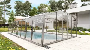 Павильон для бассейна Павильоны для бассейна AVRORA размер 12.72М*3.5М*1.9М Монолитный поликарбонат с доставкой по Москве и России