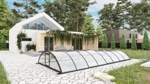 Павильон для бассейна Павильоны для бассейна STANDART размер 6.36М*4.5М*1.15М Монолитный поликарбонат с доставкой по Москве и России