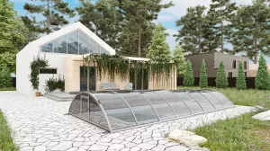 Павильон для бассейна Павильоны для бассейна STANDART размер 12.72М*4.5М*1.15М Канальный поликарбонат с доставкой по Москве и России